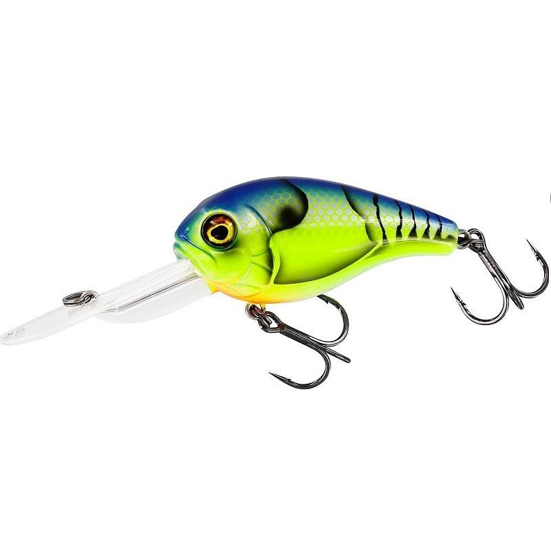 Westin MegaBite DR Crankbait 6cm 19g Floating Chartreuse Blue Craw från Westin
