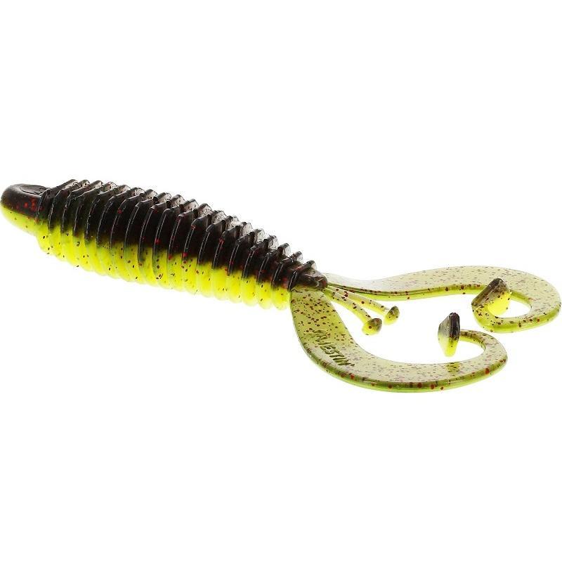 Westin RingCraw Curltail 9cm 6g Black Chartreuse 5pcs från Westin