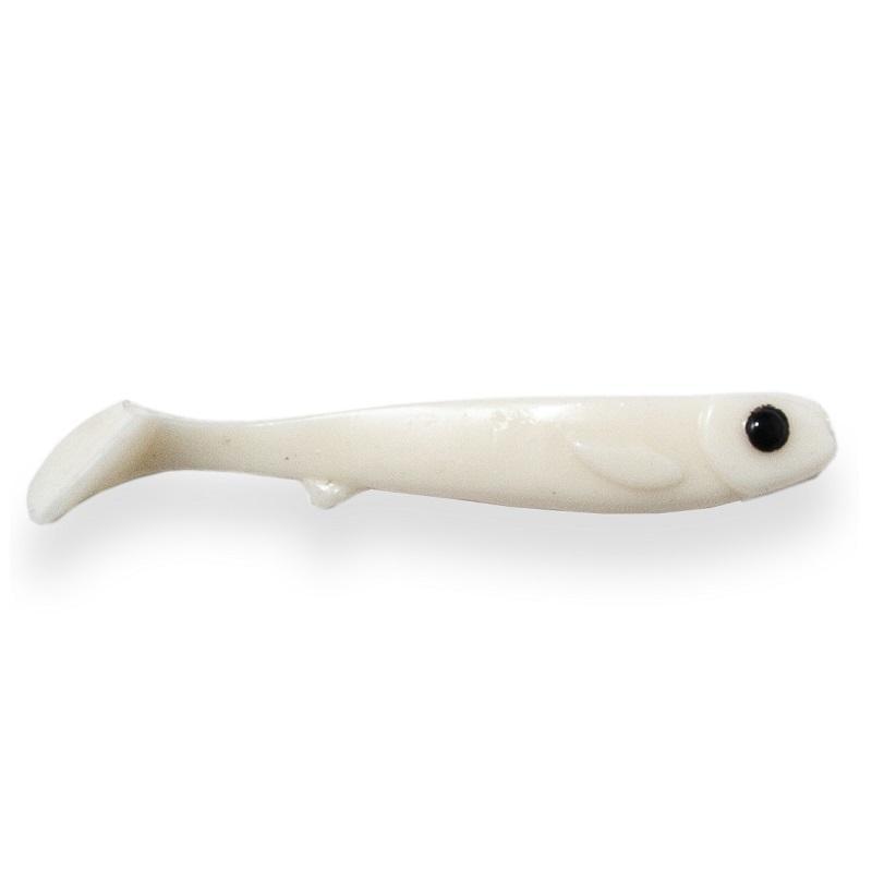EJ Lures Flatnose Mini Solid White 9cm, 7gr - 10-pack från EJ Lures