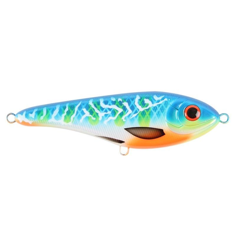 Strike Pro Buster Jerk II - Susp - 12cm - 37g - Blue Fire