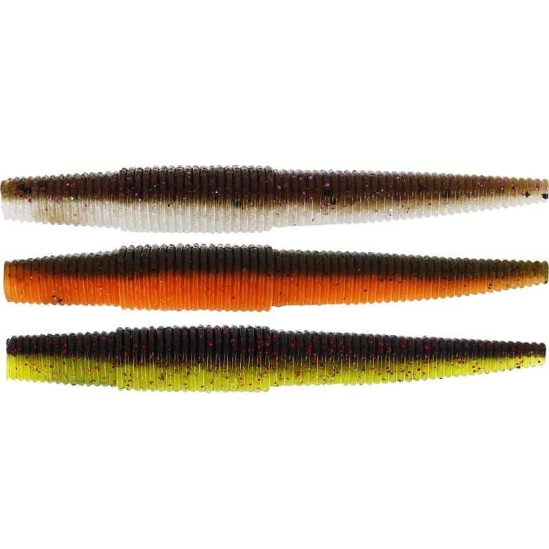 Westin Ned Worm 9cm 5g Dark Water Mix 6pcs