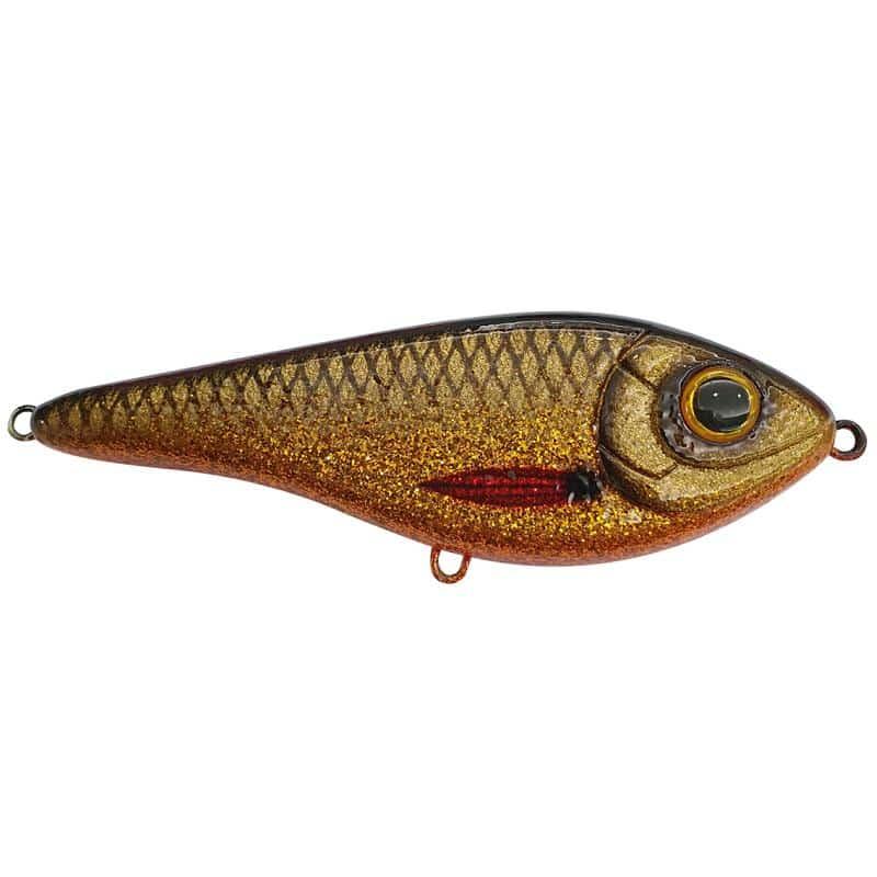 Strike Pro Buster Swim Bait - Slow Sink - 13cm - 65g - Golden Roach från Strike Pro