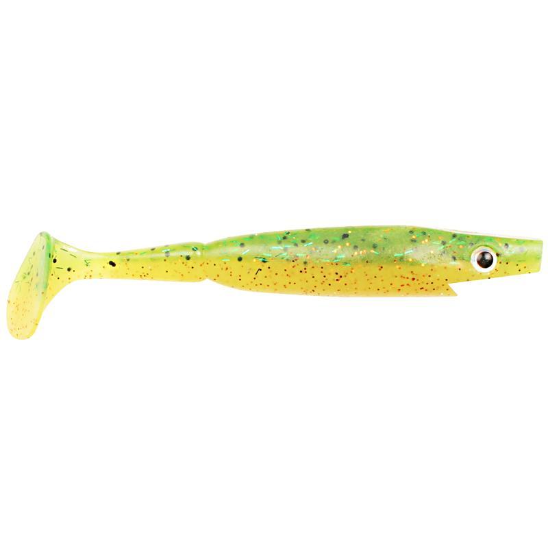 Piglet Shad - 10cm, 7g - Fire Perch - 6pcs från The Pig