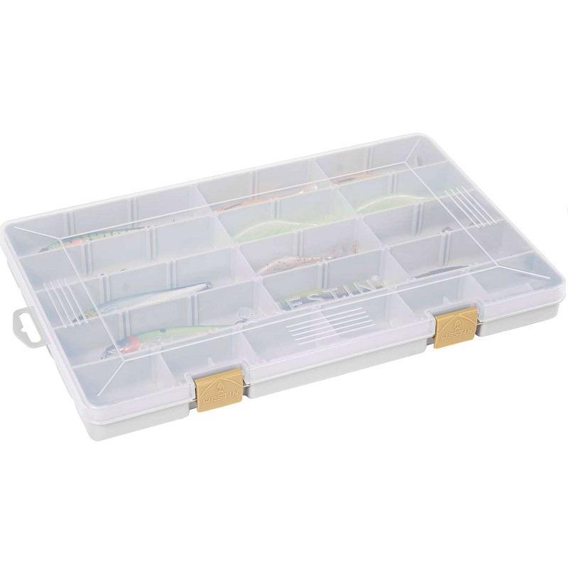 Westin W3 Betesbox 35,5x22,5x3,5cm Grey/Clear