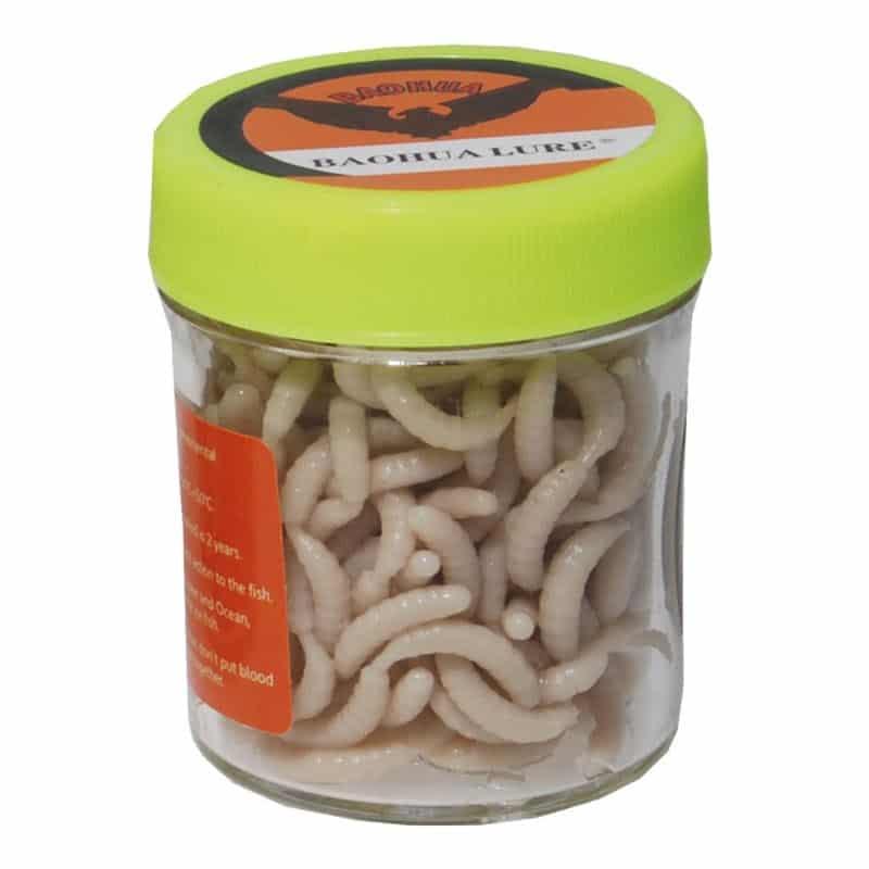 Baohua Lure Maggot Naturfärg Flytande