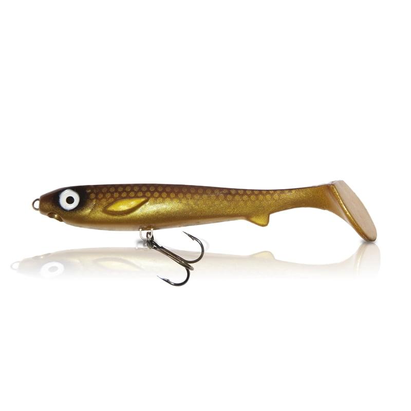 EJ Lures Flatnose Shad Jr Golddigger med Stinger 15cm - 2-pack
