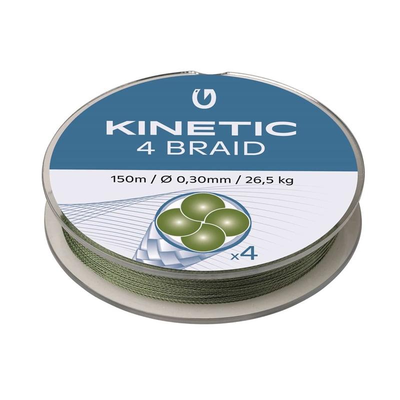 Kinetic 4 Braid 150m 0,14mm/14,8kg Dusty Green från Kinetic