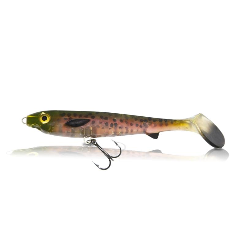 EJ Lures Flatnose Shad Jr Blood Moon med Stinger 15cm - 2-pack