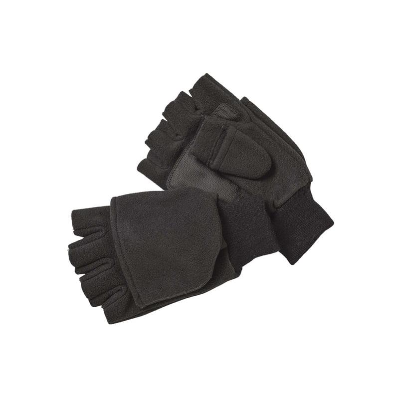 Kinetic Handskar Wind Stop Fold Over Mitt Storlek L Svart från Kinetic