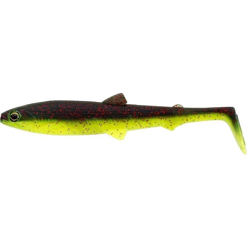 Westin BullTeez Shadtail 7,5cm 4g Black Chartreuse 1pcs