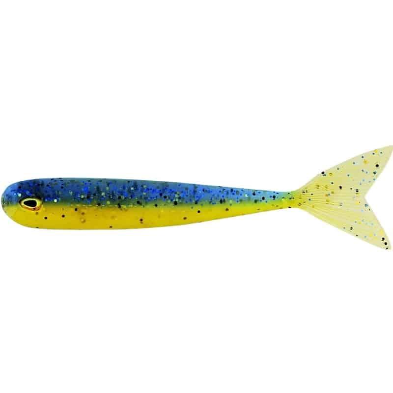 Westin Megateez V-Tail 9cm 4g Blue N' Yellow 3pcs från Westin