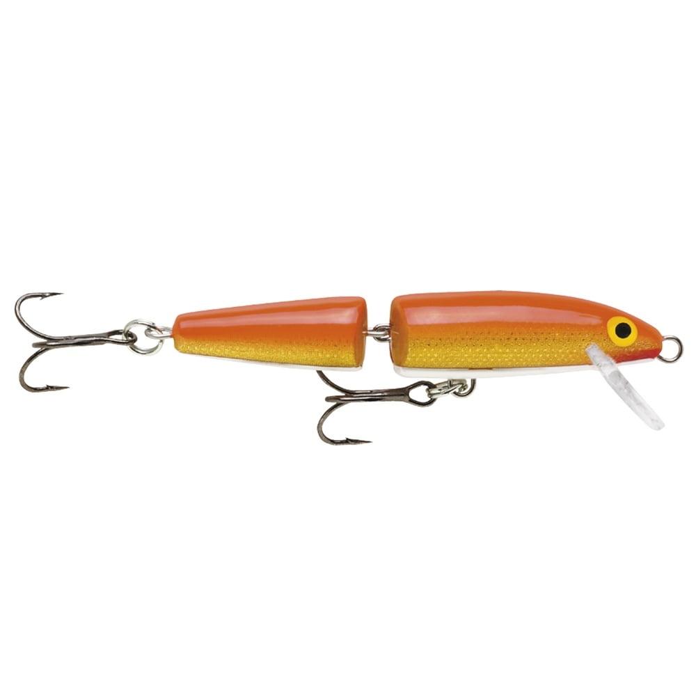 Rapala Jointed Floating 7cm - Gold Fluorescent Red