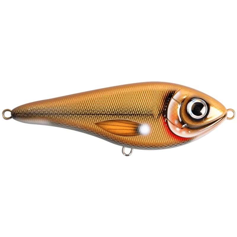 Strike Pro Buster Swim - Slow Sink - 13cm - 65g - Bemidji Blonde från Strike Pro