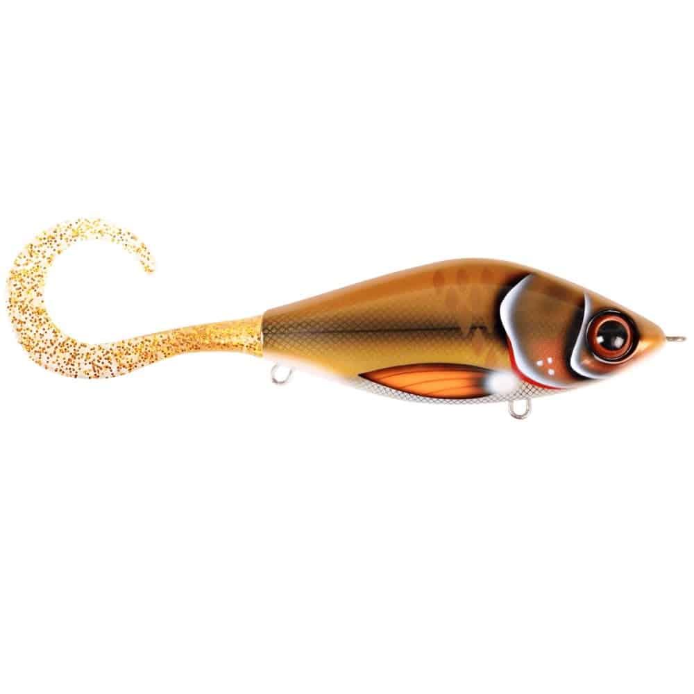 Strike Pro Guppie Jr - 11cm - 70g - Bemidji Blonde - Gold Glitter från Strike Pro
