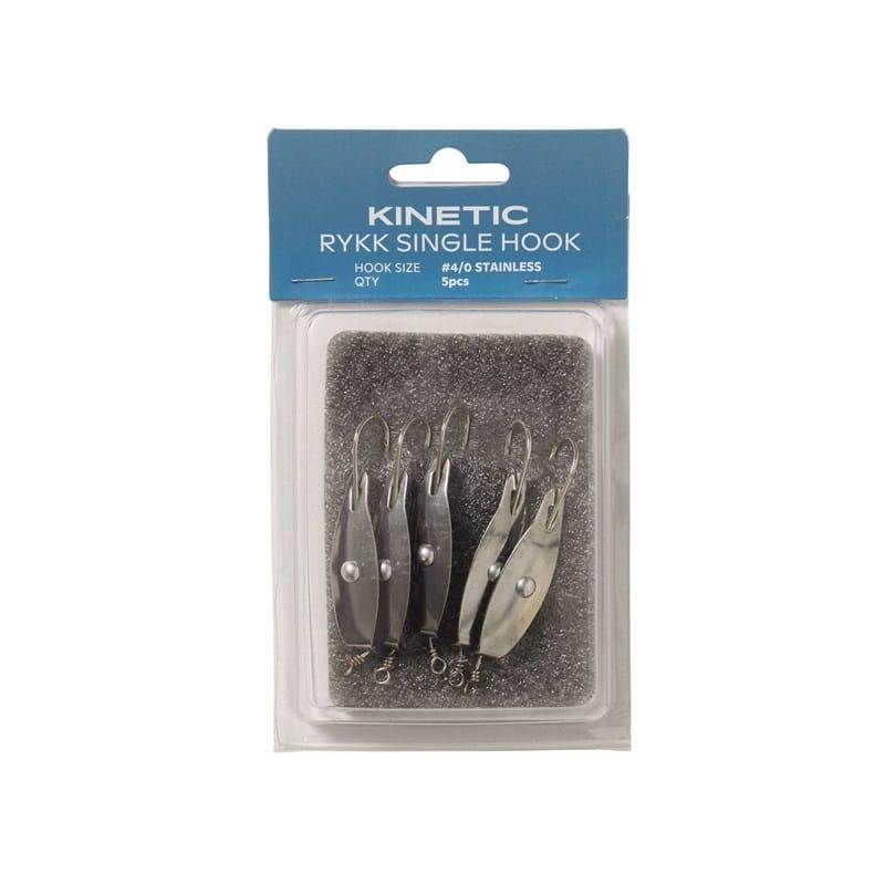 Kinetic Rykk Single Hook #4/0 Stainless 5pcs från Kinetic