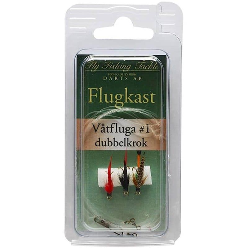 Darts Flugkast Set Våtfluga Dubbel #1