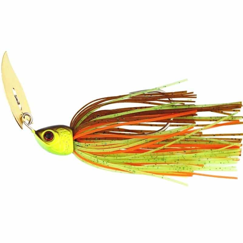 Westin Bladebite V2 Tungsten Bladed Jig 7g Sinking Brown Chartreuse