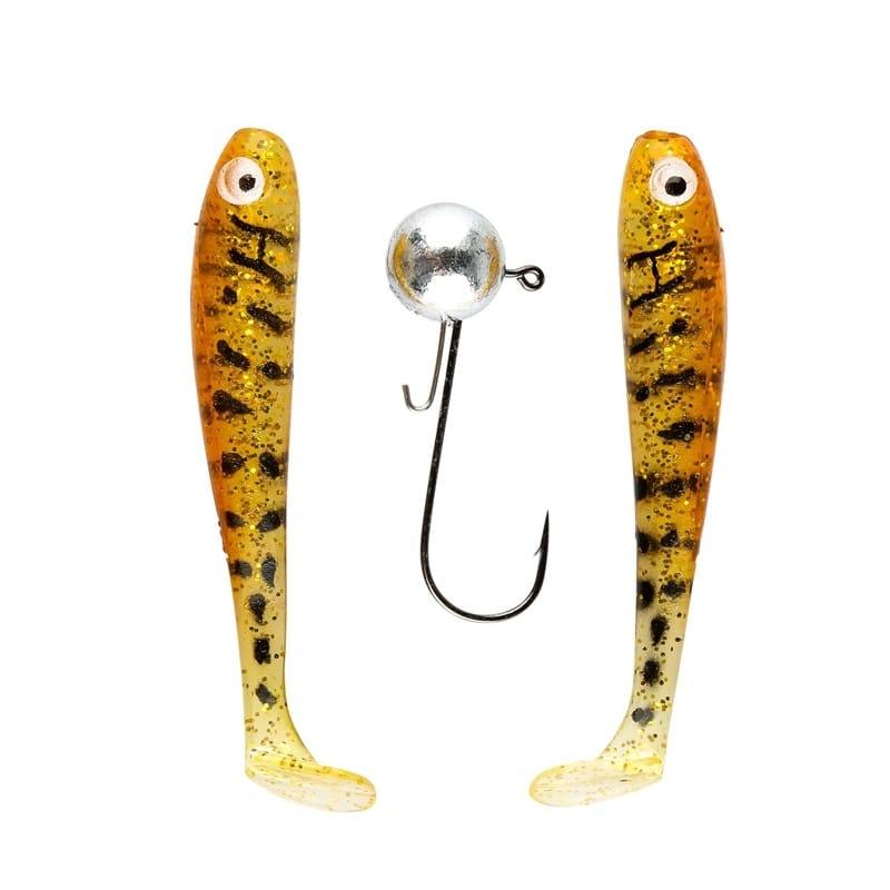 IFISH The Demon Shad 7cm - 2-pack inkl. Jiggskalle - Motoroil