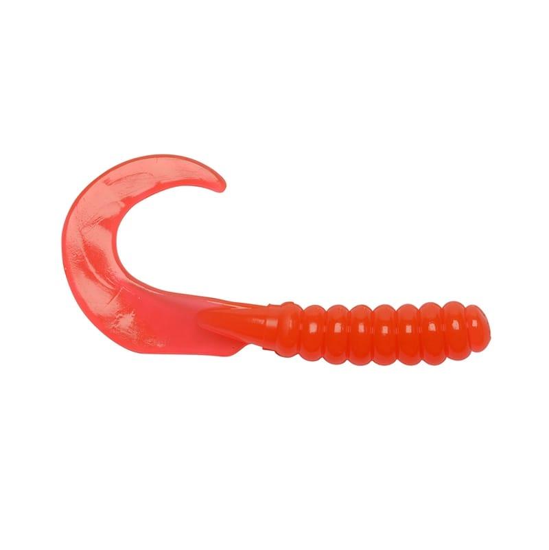 Big Bite Baits Curl Tail Grub Orange 7cm - 10-pack från Big Bite Baits
