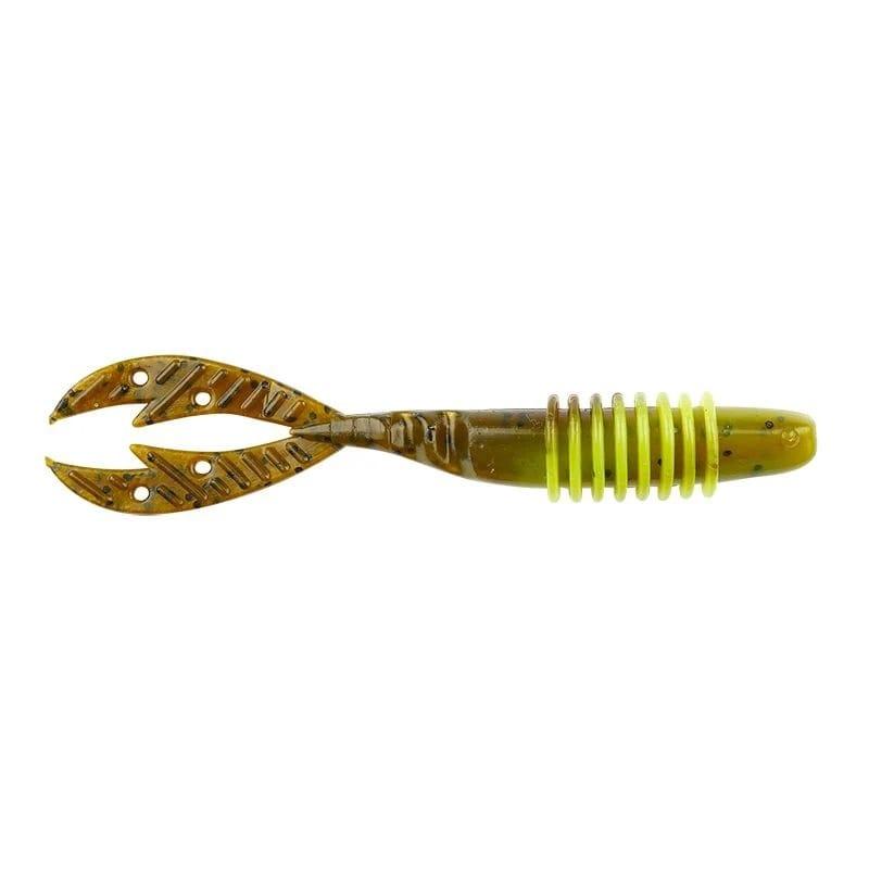 Big Bite Baits Kamikaze Swimon Green Pumpkin/Chartreuse Swirl 9cm - 7-pack