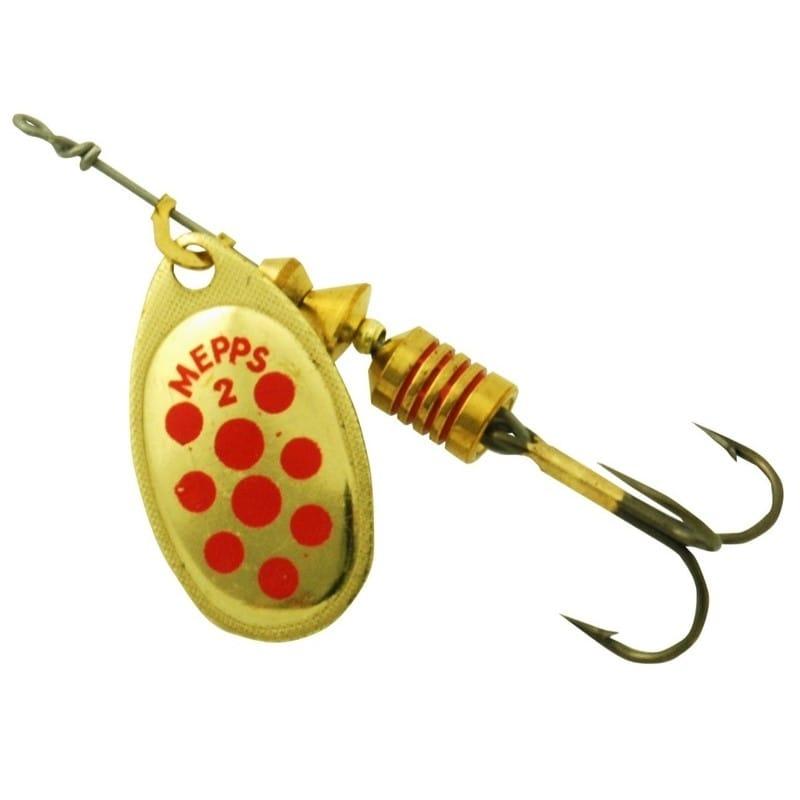 Mepps Aglia Prickig 3 6,5g Guld/Röd från Mepps
