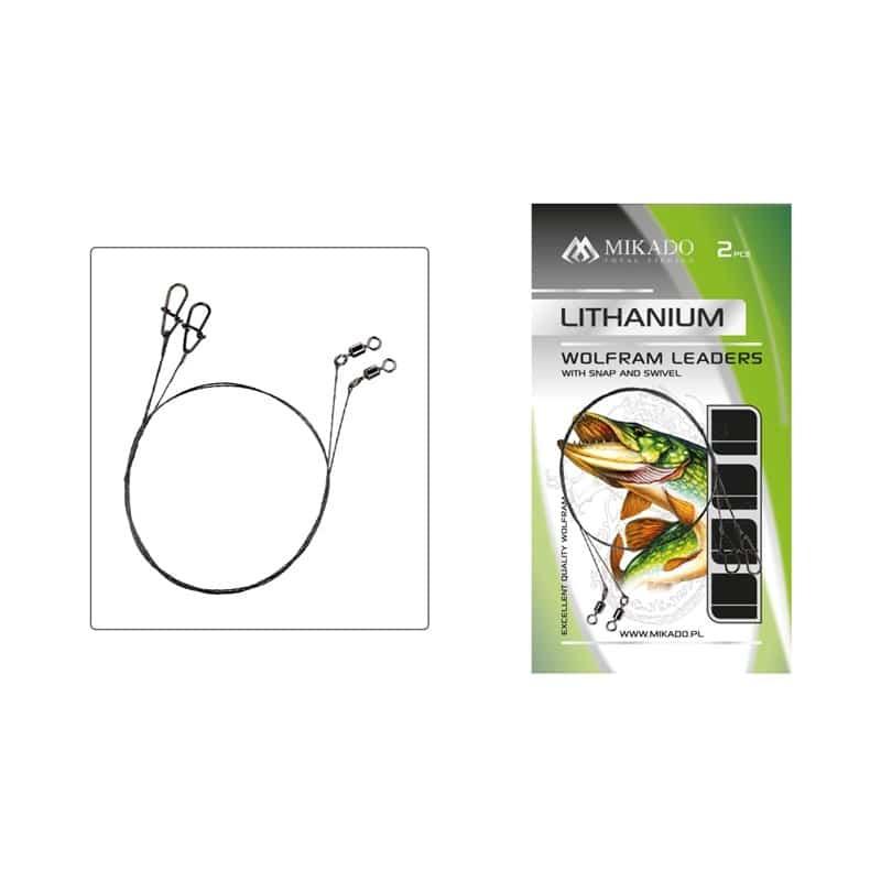 Mikado Wolfram Leader - 45cm/5kg - 2pcs från Mikado