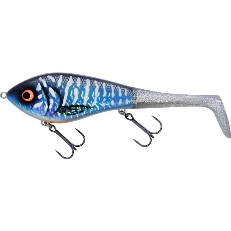 Westin Swim Tail 12cm 62g Suspending Lagoon Pike 1 Body 2 Tails