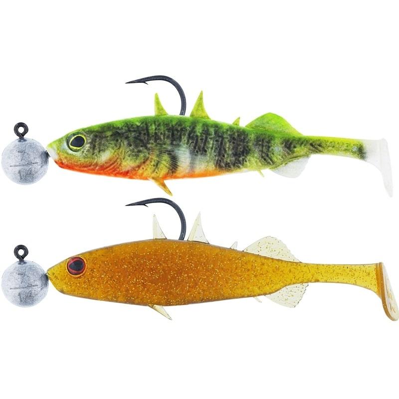 Westin Stanley The Stickleback Shadtail R 'N R 7,5cm 7g #4/0 Dark Water Mix 11 2pcs