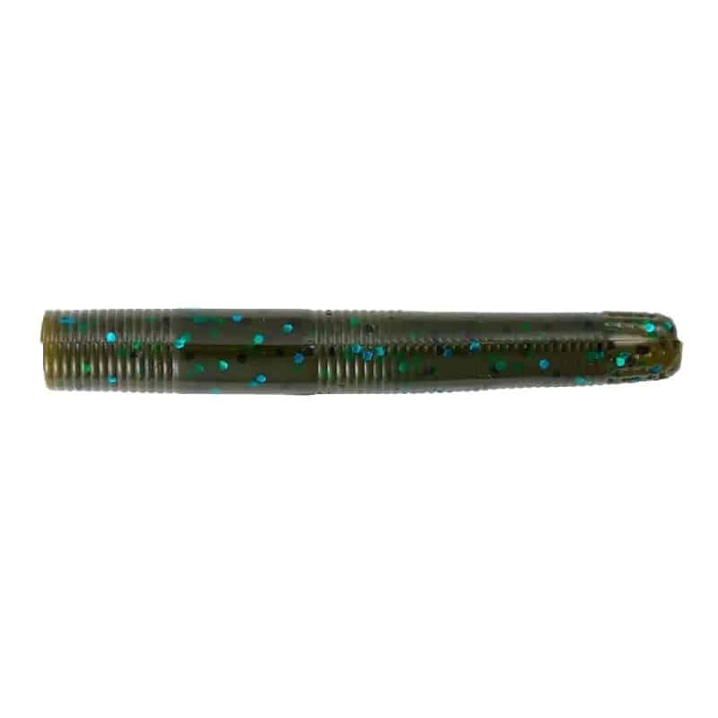 YUM Ned Dinger Green Pumpkin Blue Flake 7,5cm 8pcs