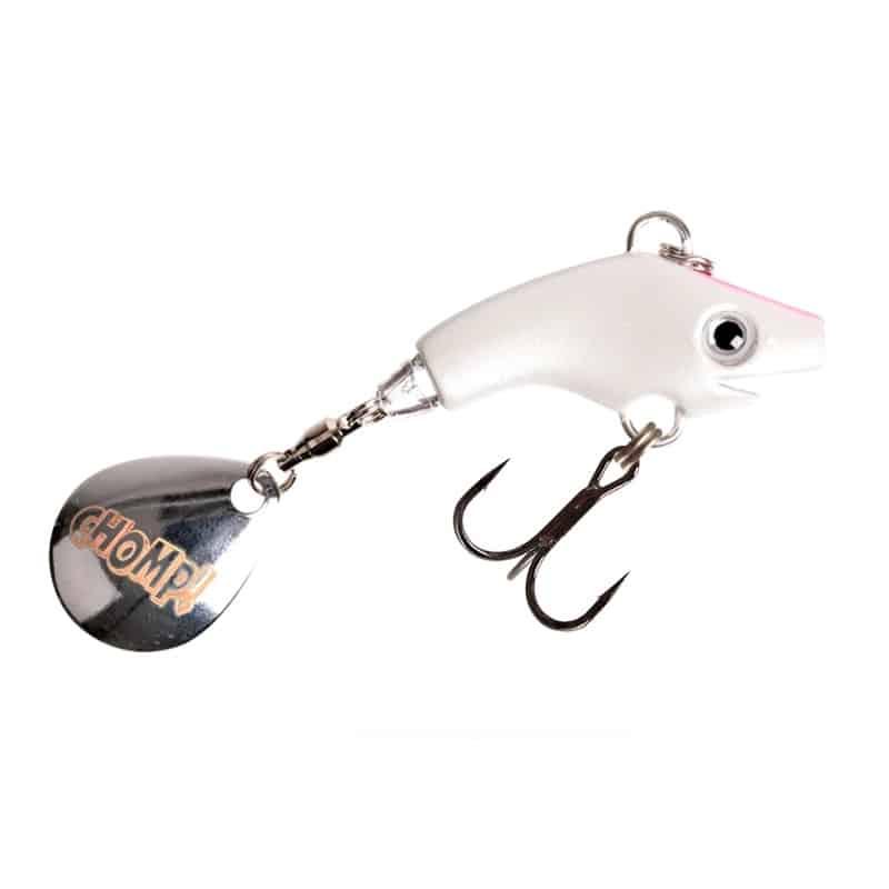 The Pig Jig Spin - 15g - White Lotus - Silver