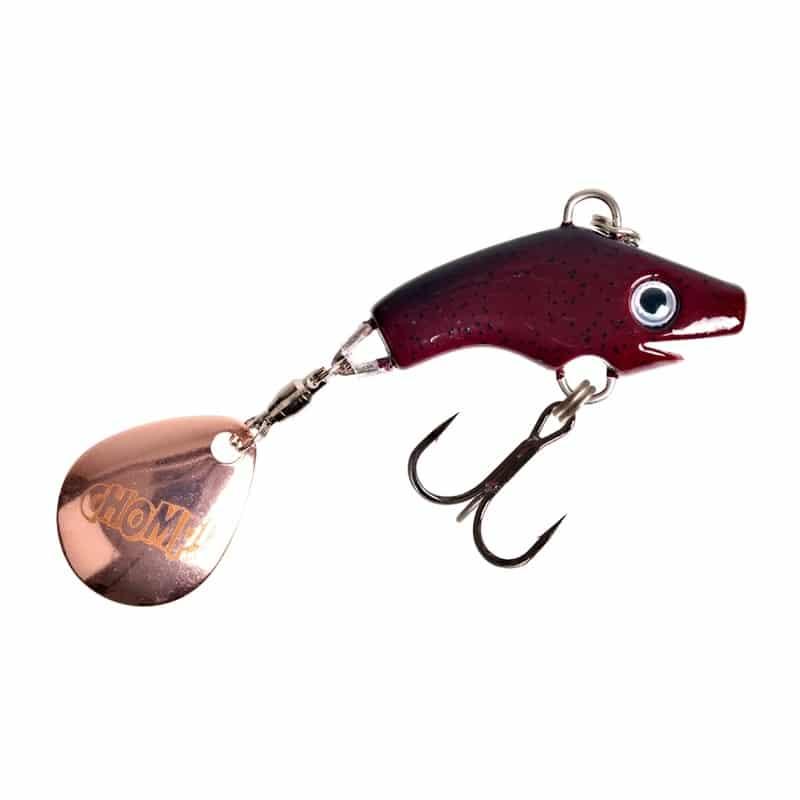 The Pig Jig Spin - 15g - Motoroil Pepper - Copper