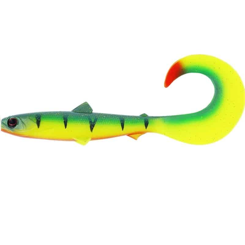 Westin Bullteez Curltail 8cm 3g Tiger Perch 3pcs
