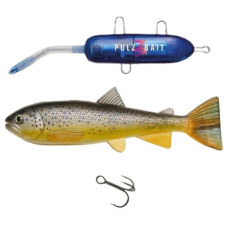 Pulz Bait Starter Kit Trout 20cm - Brown Trout + Laddpaket