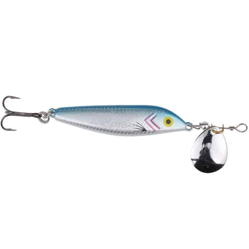 Wiggler Vicke Spin Silver Silverprisma Blå 10g