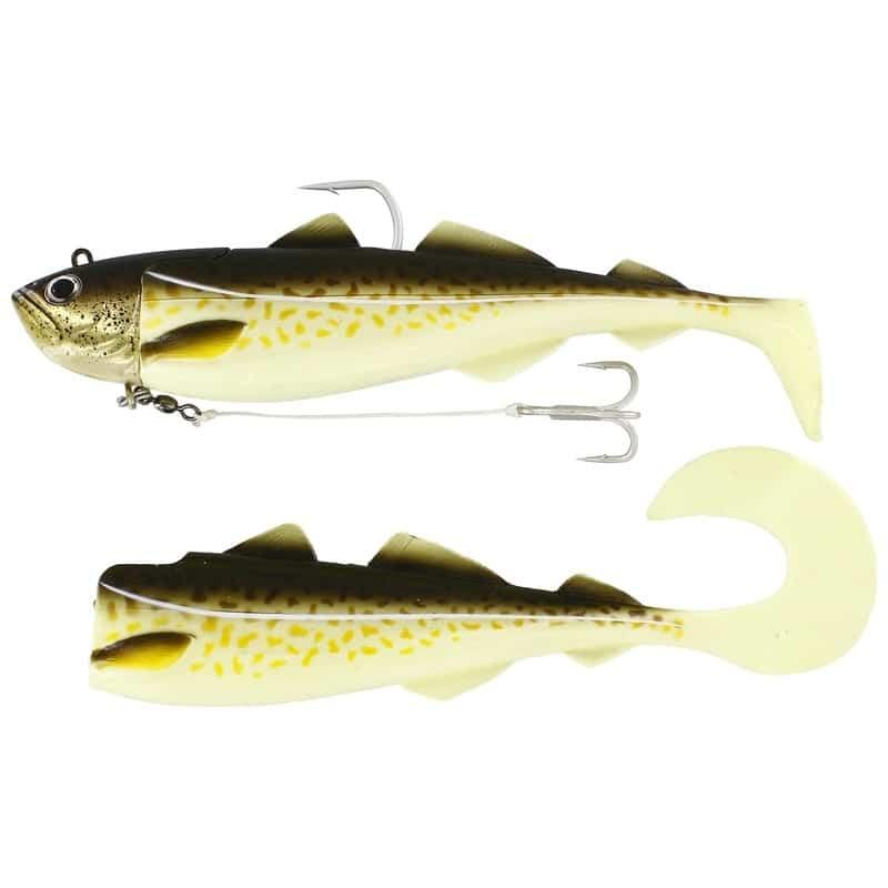 Westin Crazy Daisy Jig 300g 23cm Glow Gadus #7/0+#2/0 1+2pcs