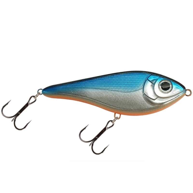 Strike Pro Buster Swim JR - Slow Sink - 10,5cm - 40g - Blue Chrome OB