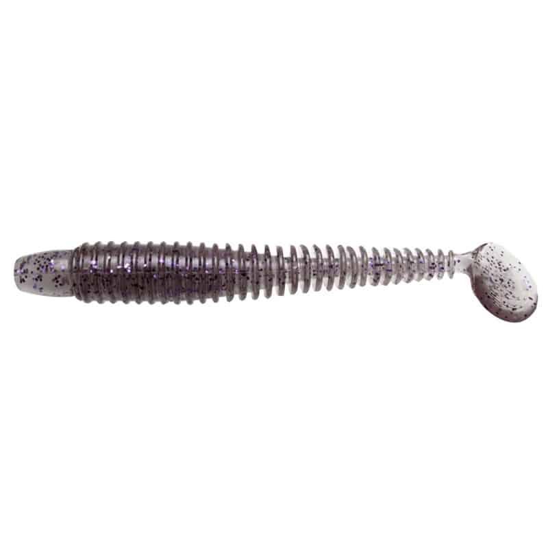 Lunker City Swimmin' Ribster Smoke Purple Pepper 10,2cm 9-pack