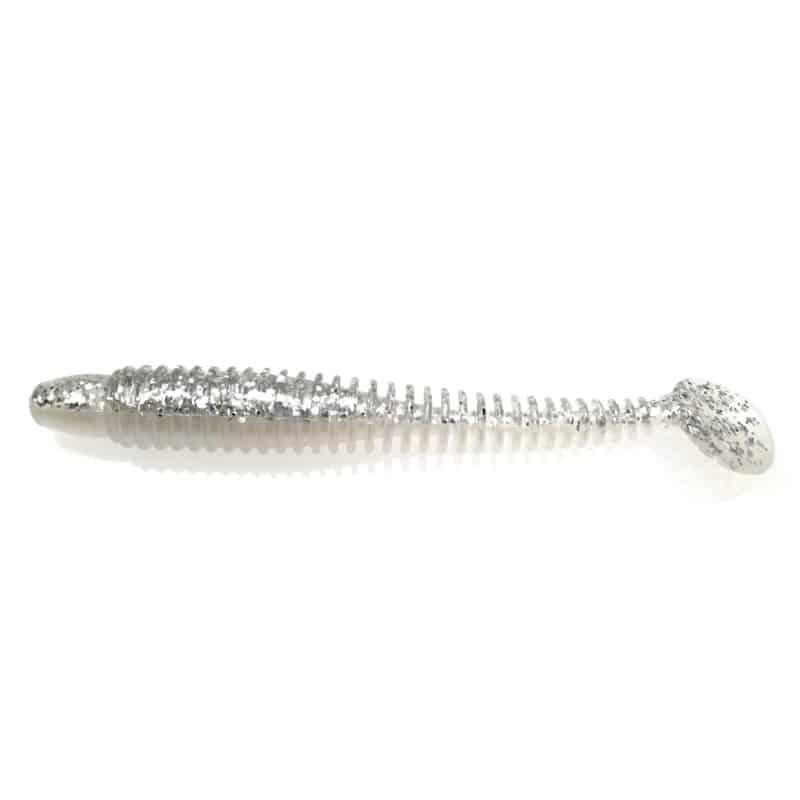 Lunker City Swimmin' Ribster Ice Shad 10,2cm 9-pack