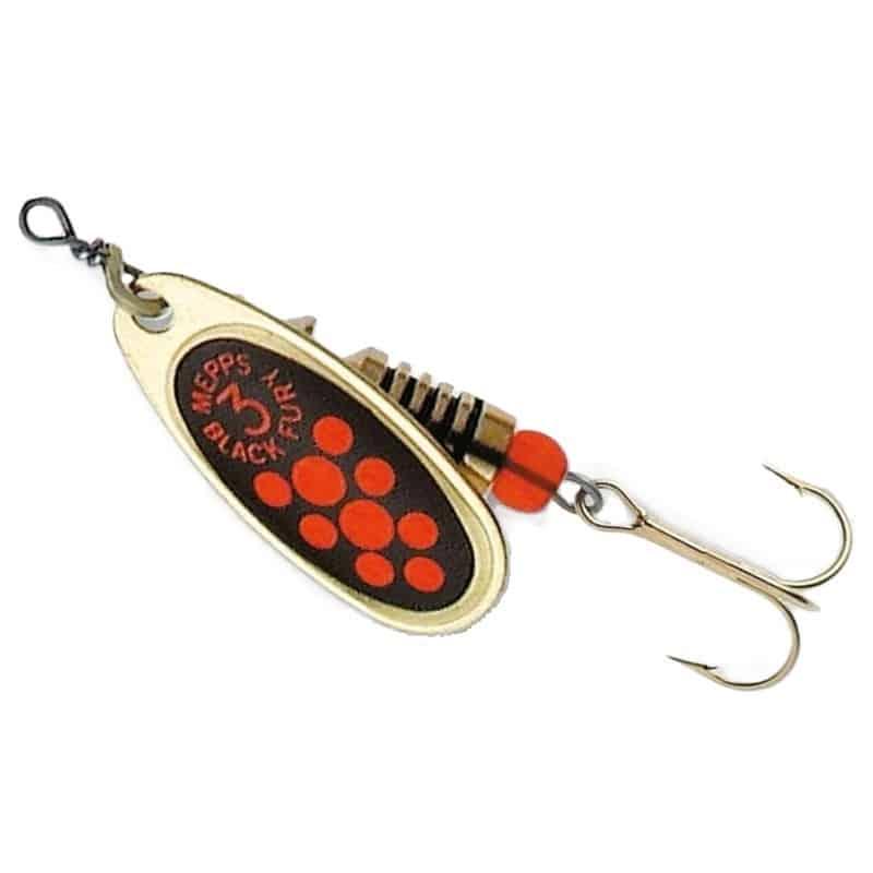 Mepps Black Fury 3 6,5g Guld/Orange