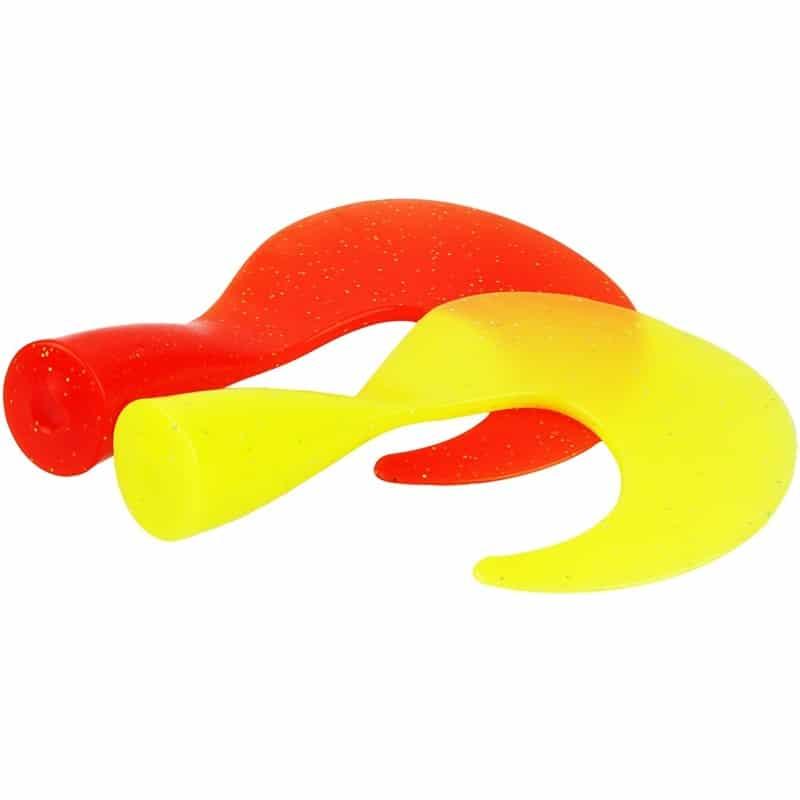 Westin Swim Tail Spare Curltail 9cm, 8g - Fluo, Orange/Fluo, Yellow 2pcs