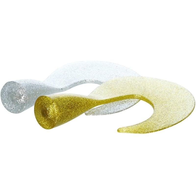 Westin Swim Tail Spare Curltail 9cm, 8g - Gold/Silver 2pcs