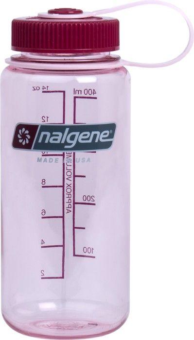 Nalgene Flaska 0,5L Wide Mouth Clear Pink