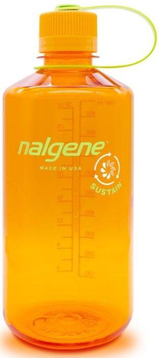 Nalgene Bottle 1 l Narrow Mouth Sustain Clementine