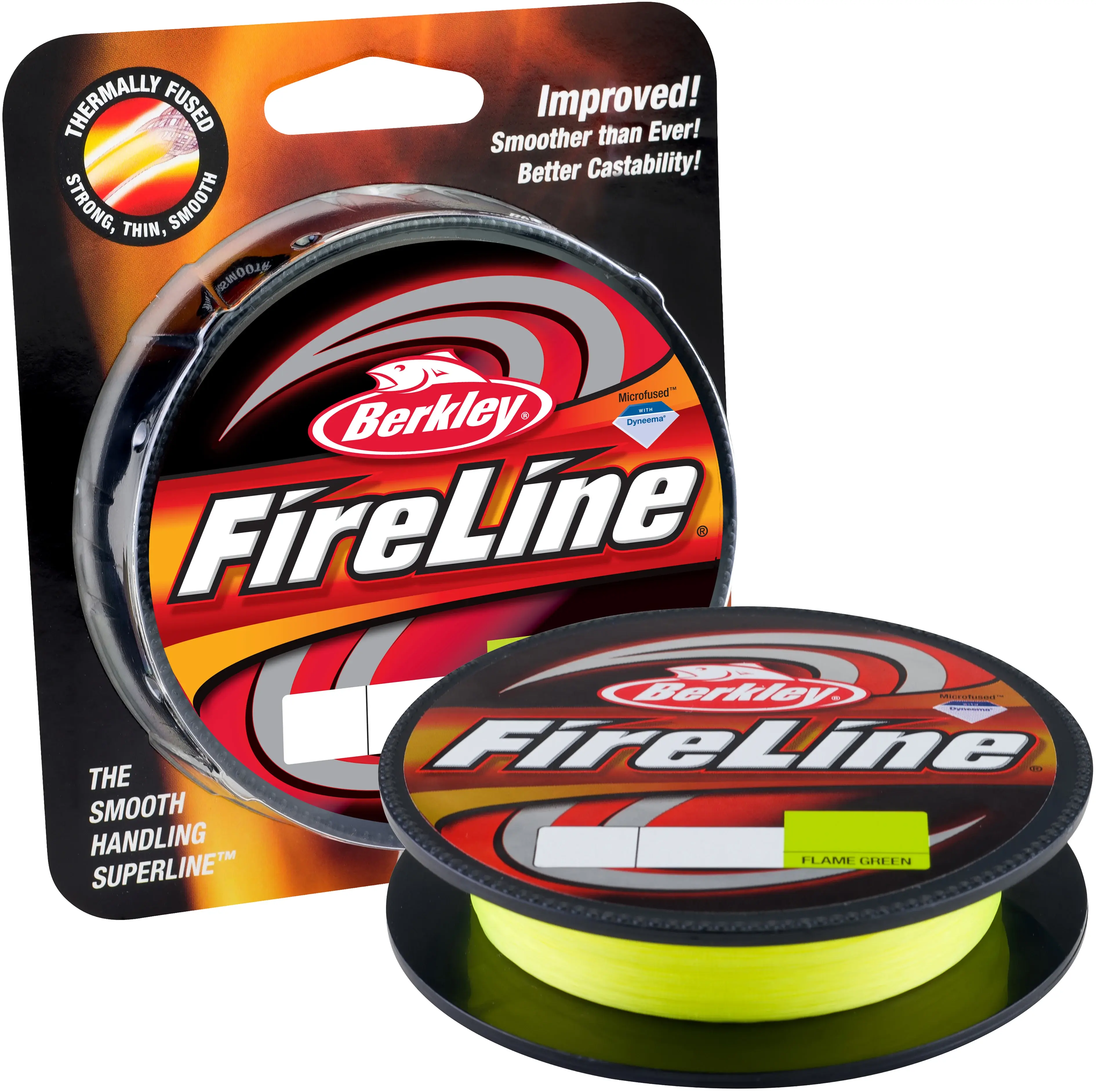 Berkley Fireline Fused Original 150m Flame Green