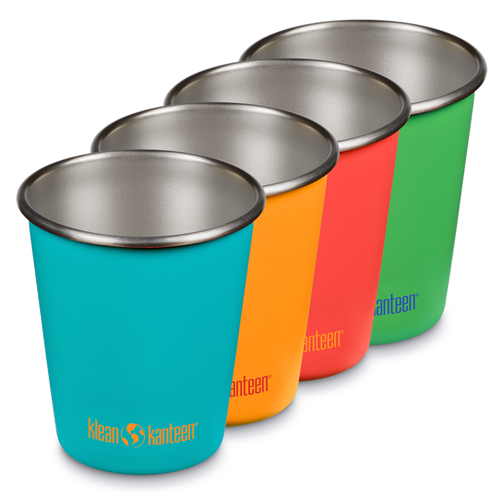 Klean Kanteen Steel Cup 296Ml - 4 Pack Beach Ball