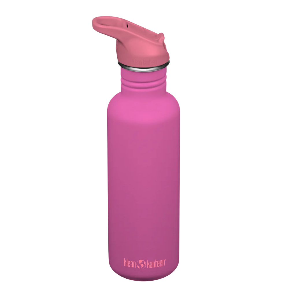 Klean Kanteen Classic 800Ml (W/Flip Seal Sport) Rose Violet