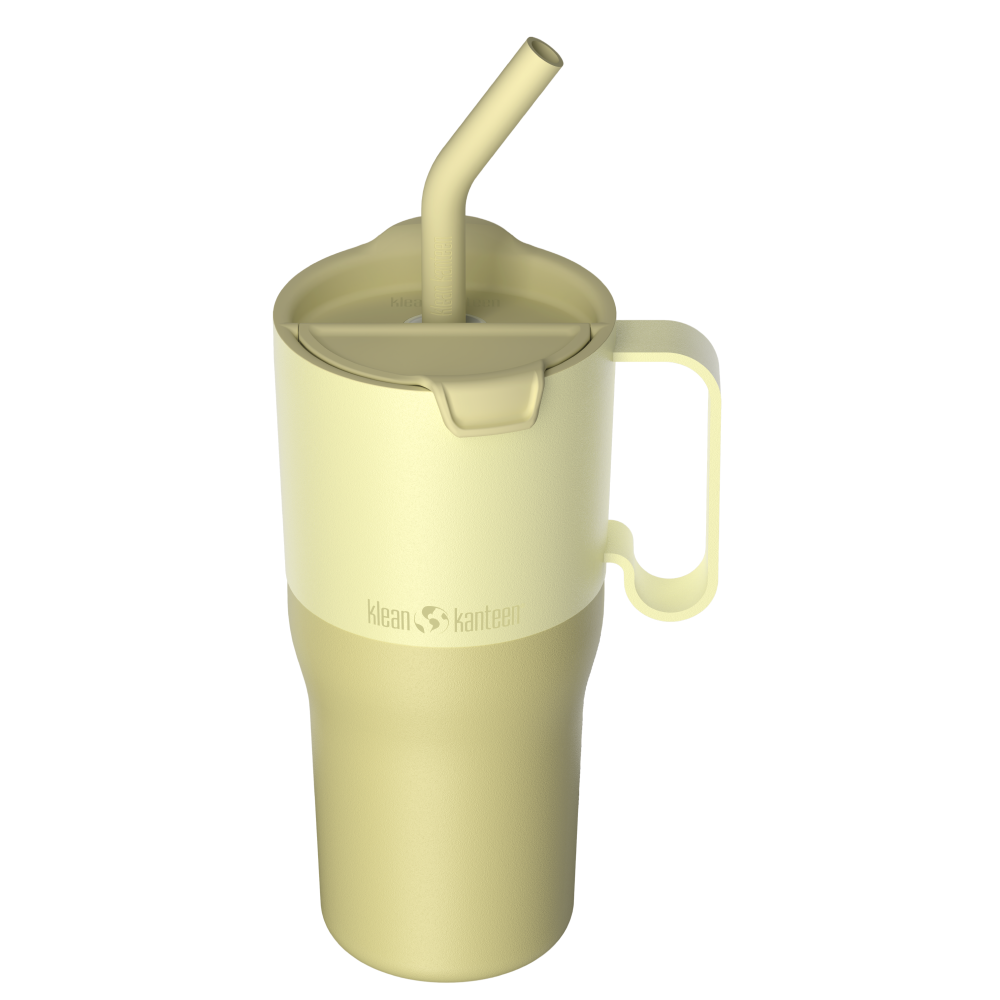 Klean Kanteen Rise Tumbler 770Ml (W/Straw & Flip Lid) Wax Yellow