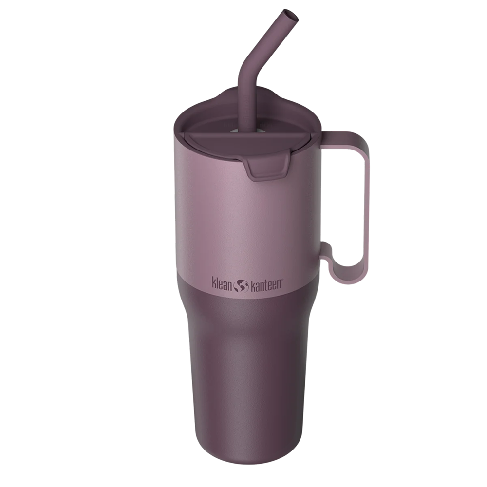 Klean Kanteen Rise Tumbler 1064Ml (W/Straw & Flip Lid) Dusty Orchid