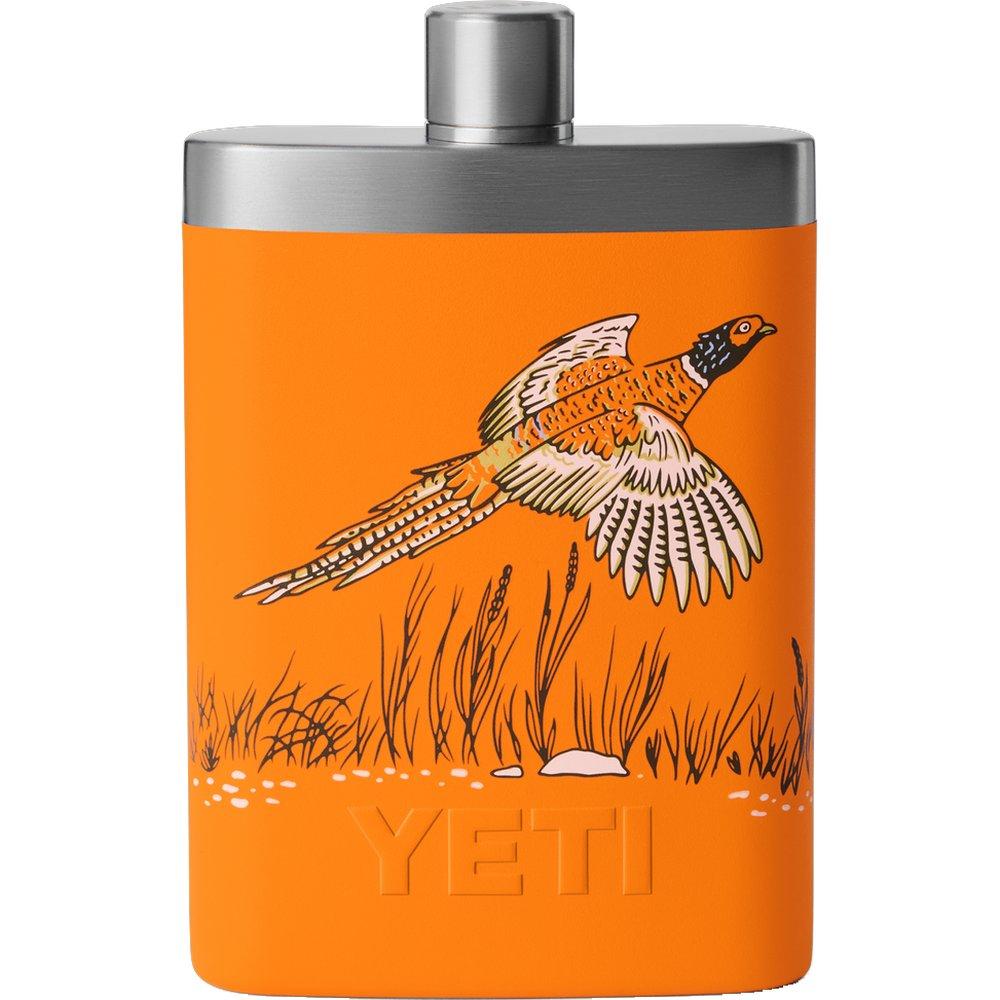 Yeti Flask Upland Bird King Crab Orange