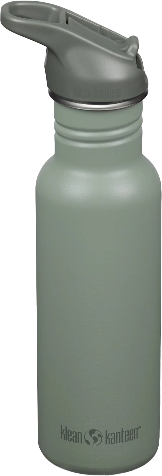 Klean Kanteen Classic 800 ml (W/ Flip Seal Sport Cap and Straw) Sea Spray
